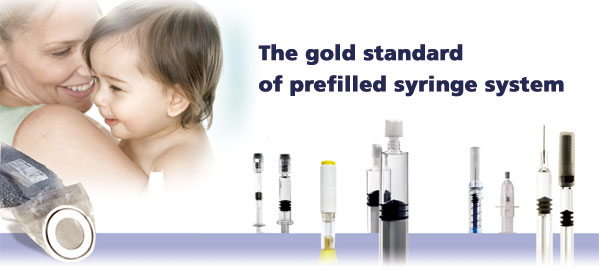 The gold standard of prefilled syringe system.